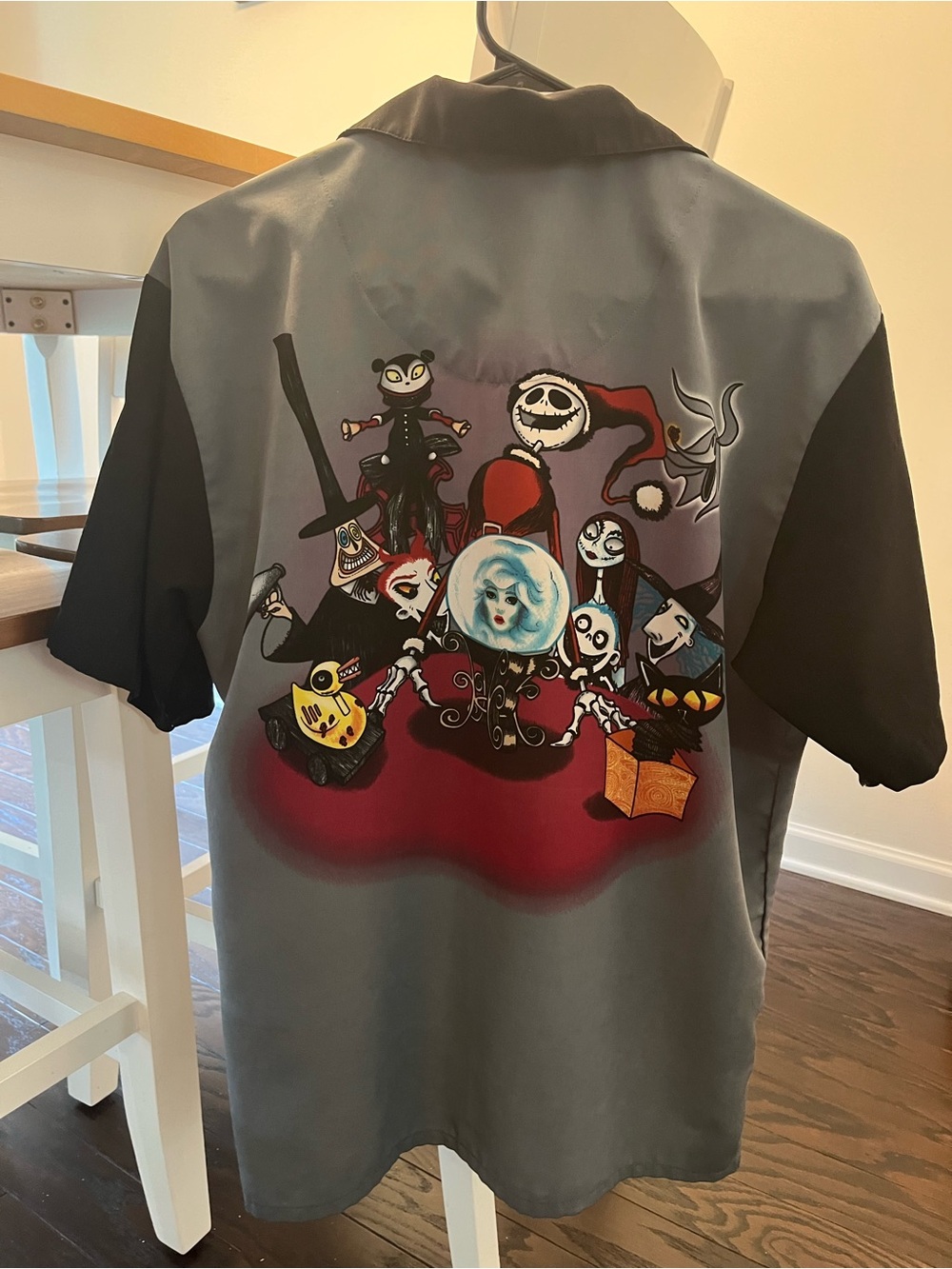 Disney World Nightmare before Christmas bowling shirt